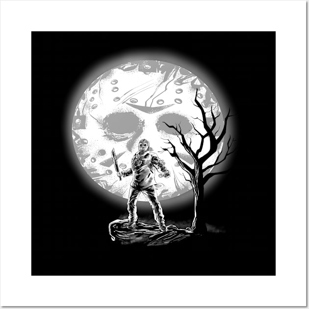 Friday Moon Wall Art by Zascanauta